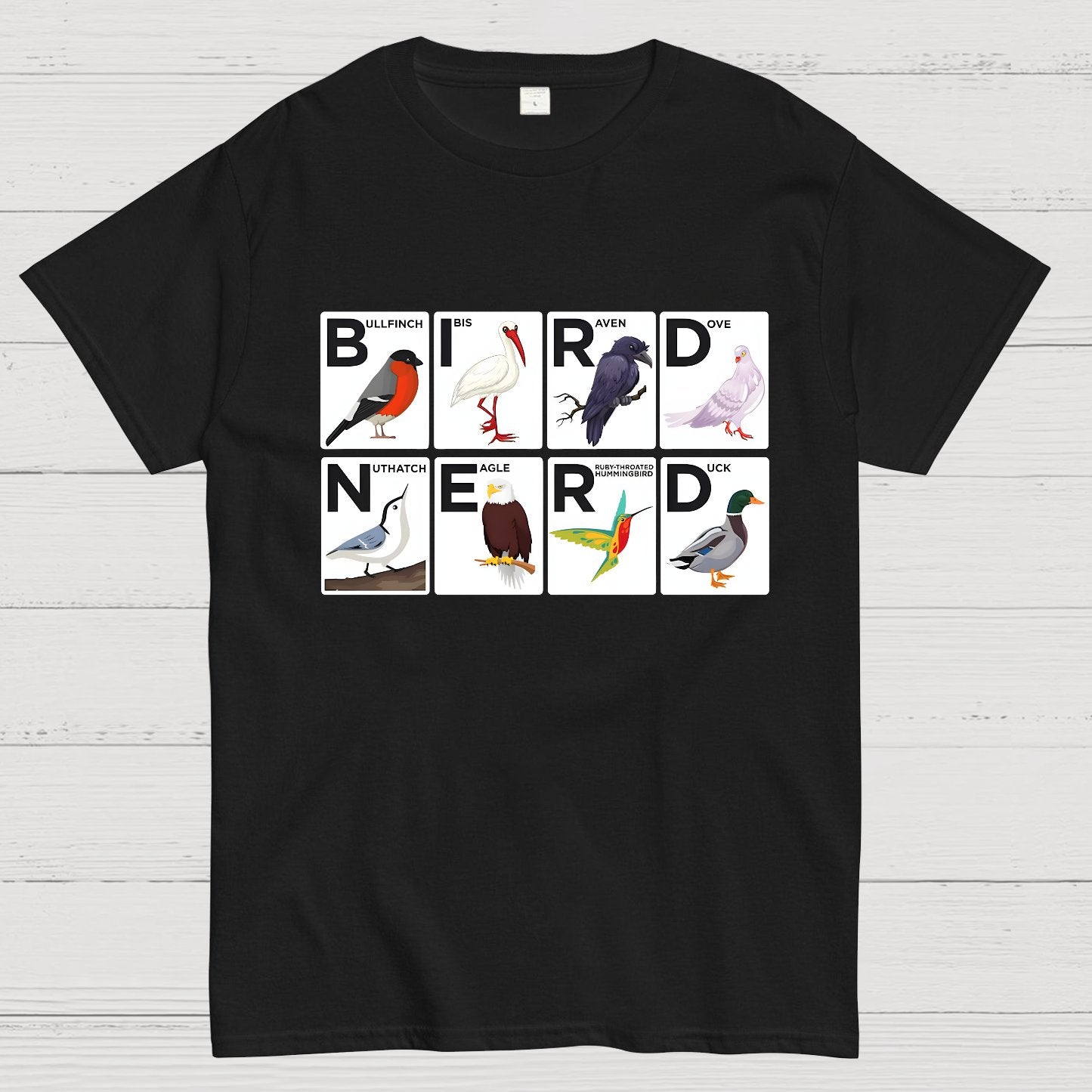 Bird Nerd Watching Vintage Retro Birdwatching Geek T-Shirt