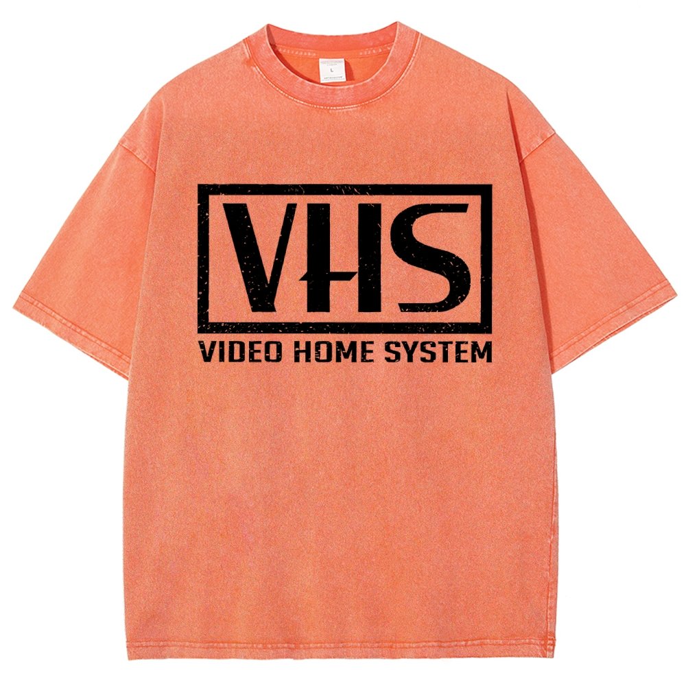 Video Home System Vintage Distressed T-shirt