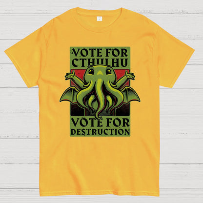 Vote For Destruction Geek T-Shirt