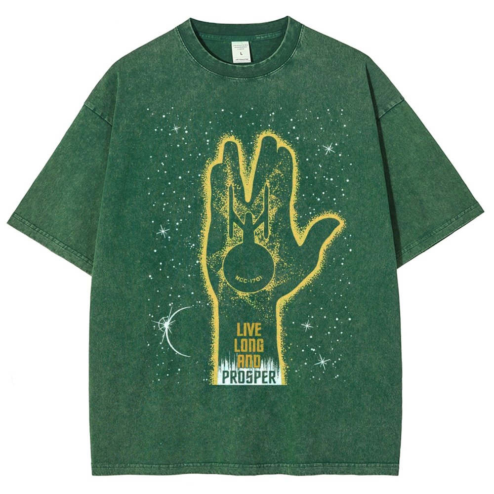 Live long and prosper Vintage Distressed T-shirt