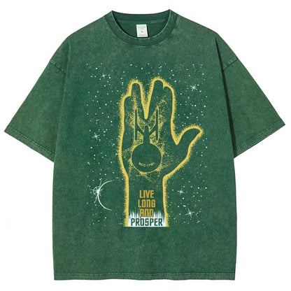 Live long and prosper Vintage Distressed T-shirt