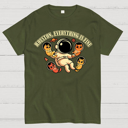 Houston Everything is Fine Geek T-Shirt