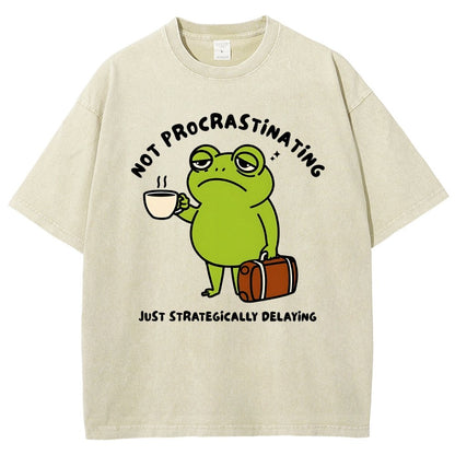 Not Procrastinating Vintage Distressed T-shirt