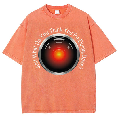 HAL-What Do You Think You’Re Doing,Dave? Vintage Distressed T-shirt