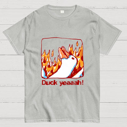 Fire Duck Yeah Geek T-Shirt