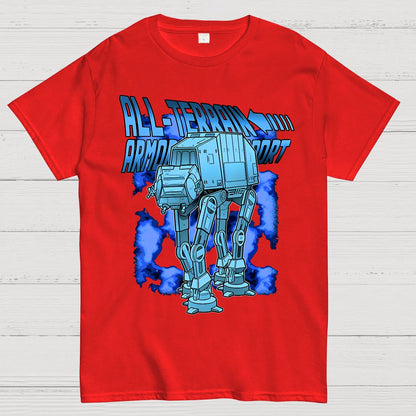 Mega Terrain Mecha Transport Geek T-Shirt