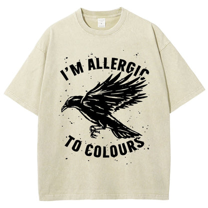 Im Allergic To Colours Vintage Distressed T-shirt