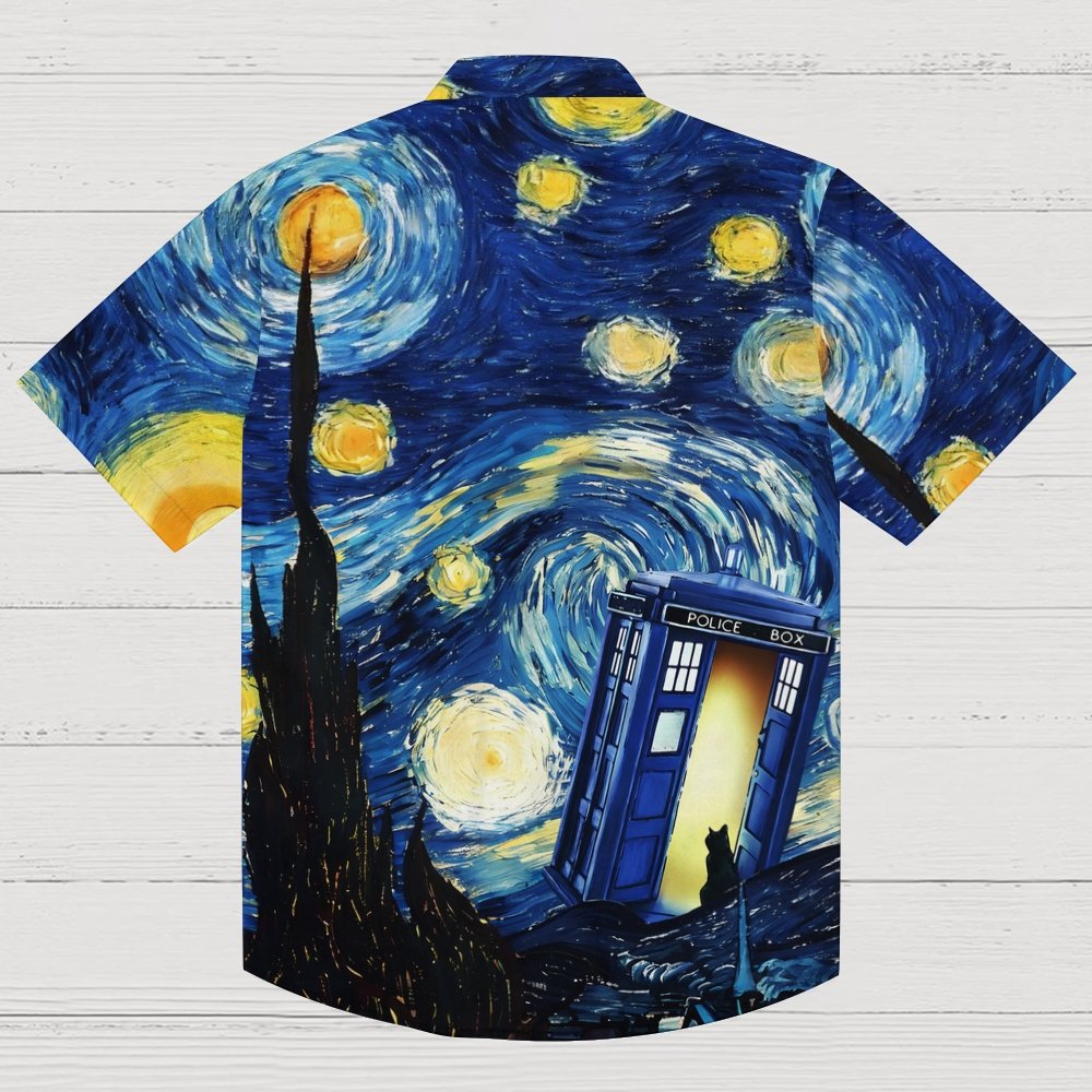 Starry Phone Booth Geeky Shirt