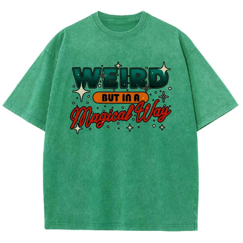 Weird But In A Magical Way Vintage Distressed T-shirt