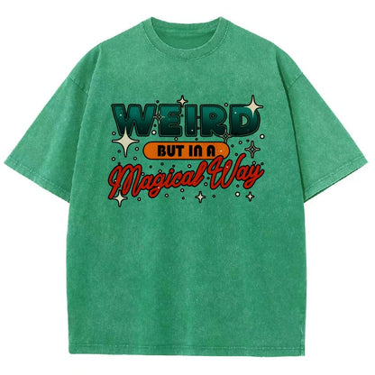 Weird But In A Magical Way Vintage Distressed T-shirt