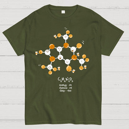 Caffeine Power Up Geek T-Shirt