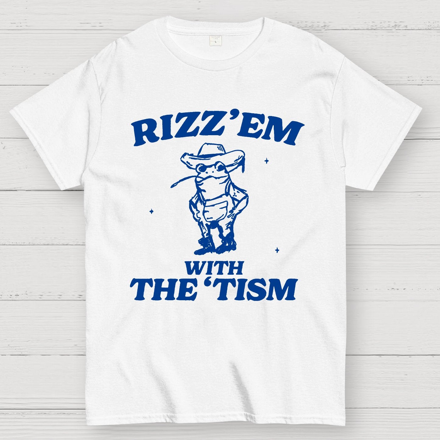 Rizz Em With The Tism Geek T-Shirt