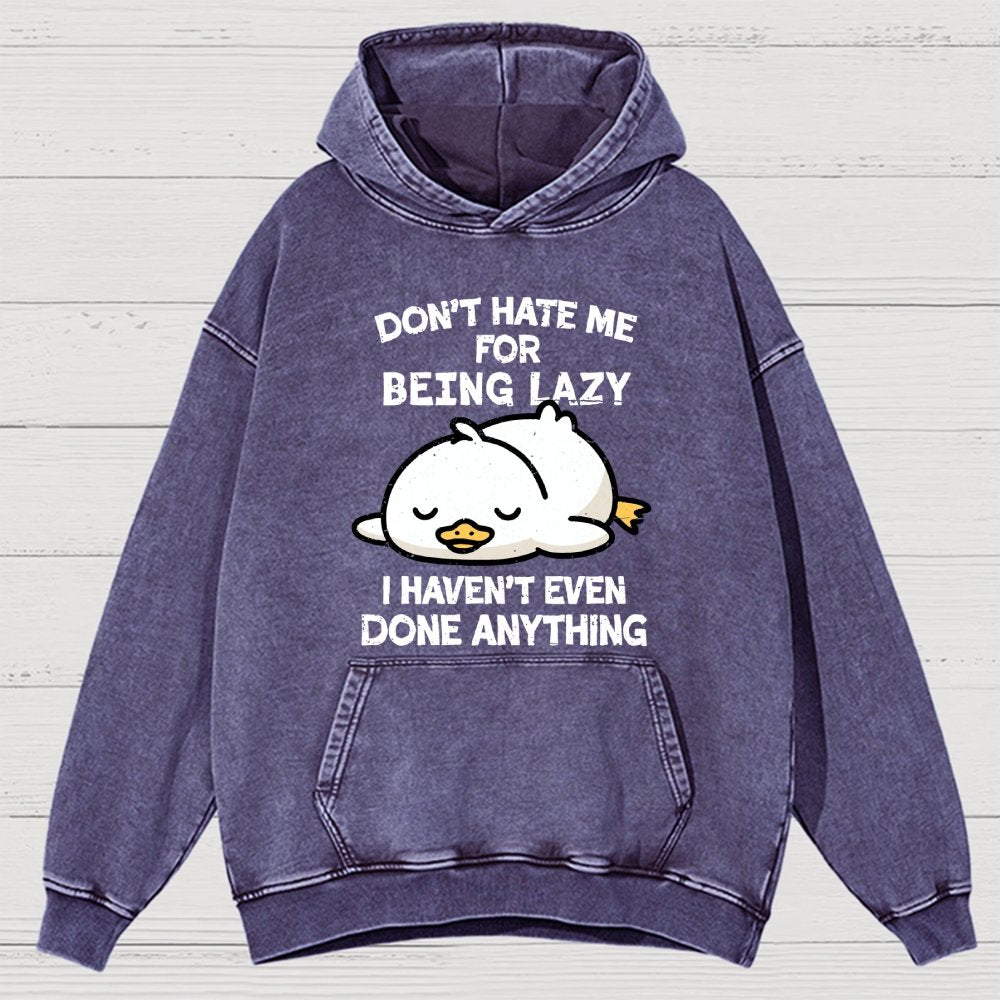 Duck Done Nothing Vintage Distressed Hoodie