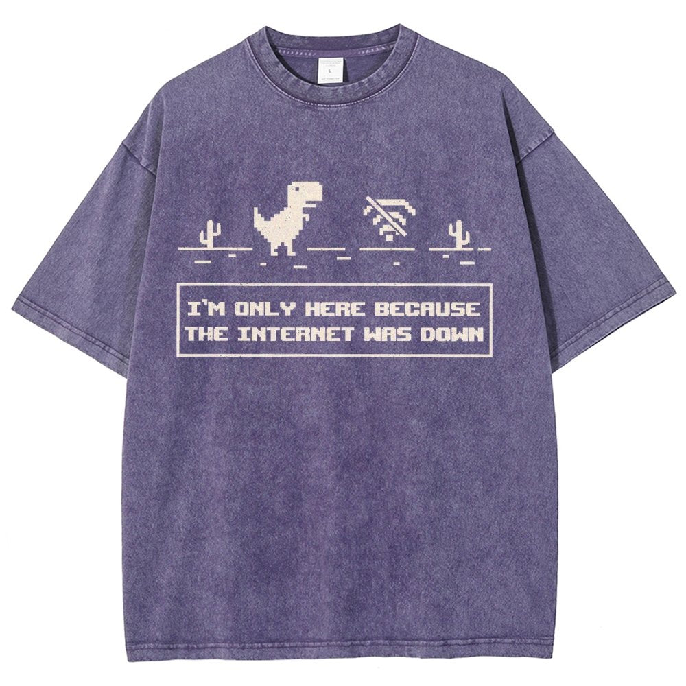Offline Dino Vintage Distressed T-shirt