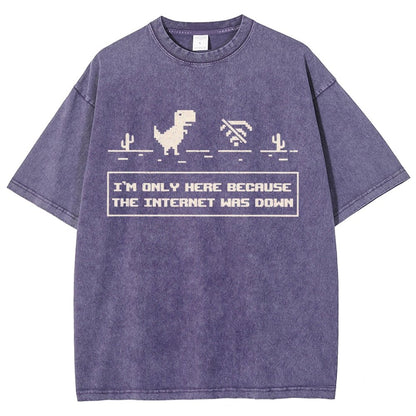 Offline Dino Vintage Distressed T-shirt