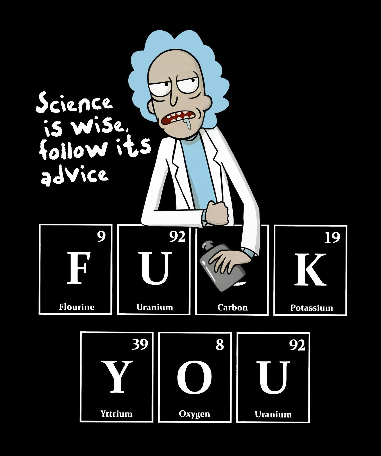 Science Is Wise Follow It's Advice Geeky T-Shirt