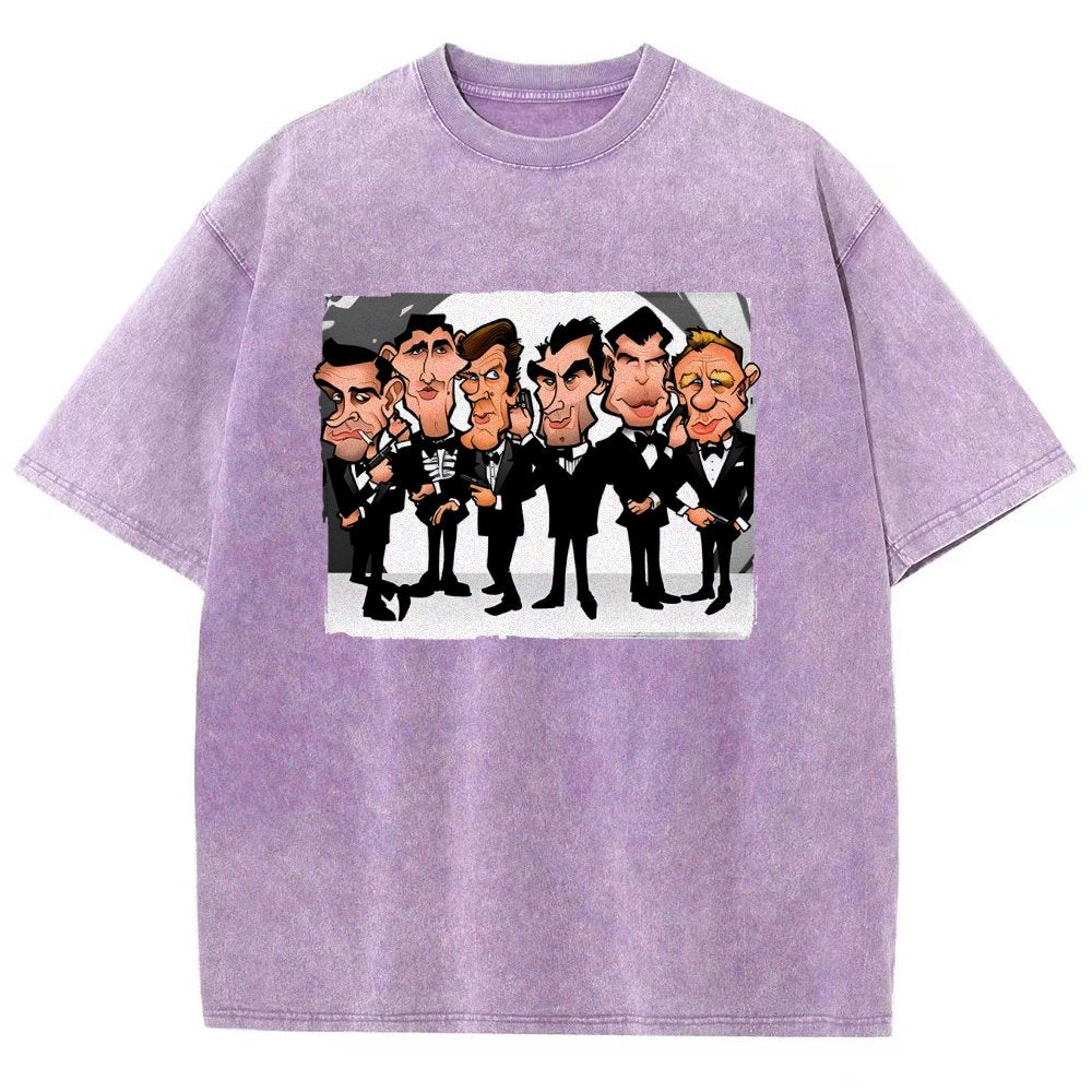 Six Faces One Spy Vintage Distressed T-shirt