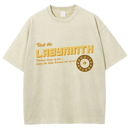 Visit the Maze Vintage Distressed T-shirt