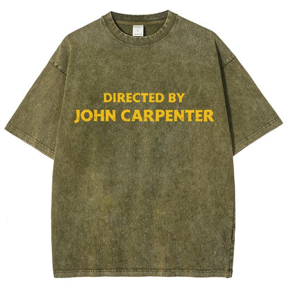 Directed by John Carpenter Vintage Distressed T-shirt