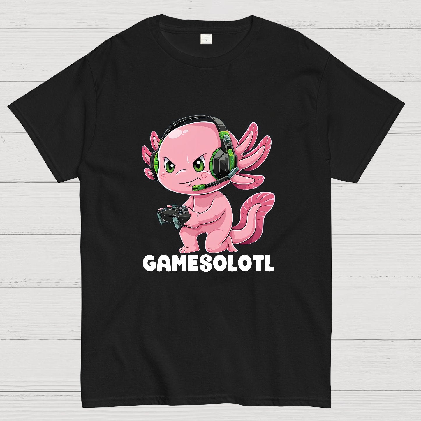 Gamer Axolotl Geek T-Shirt