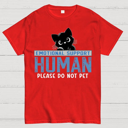 Emotional Support Human Of Cat Geek T-Shirt