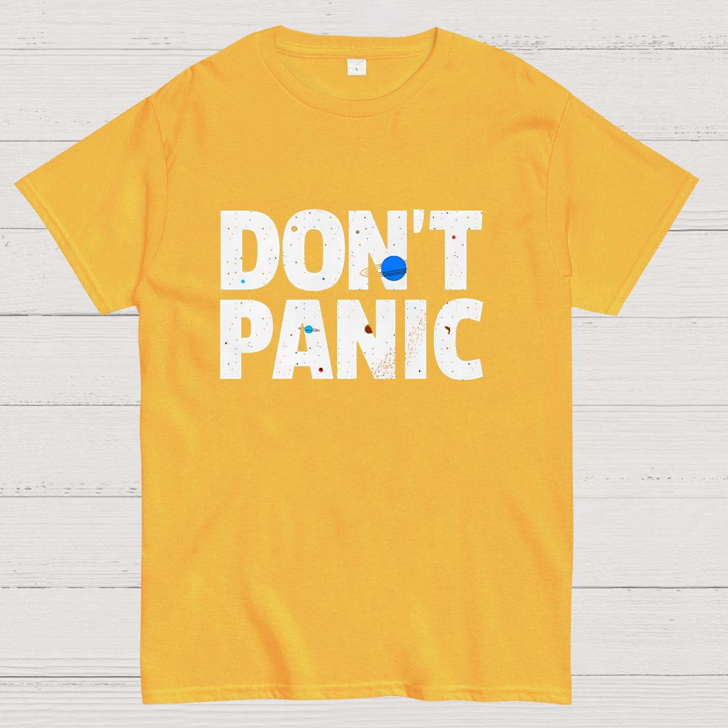 Don't Panic Geeky T-Shirt