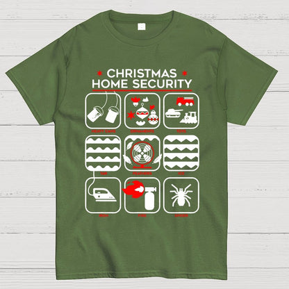 Christmas Home Security Geek T-Shirt