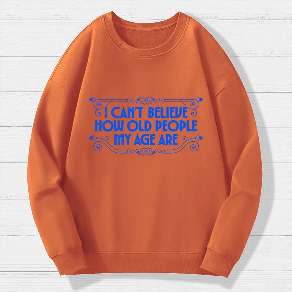 Chronically Young Geek Cotton Sweatshirt