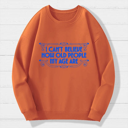 Chronically Young Geek Cotton Sweatshirt