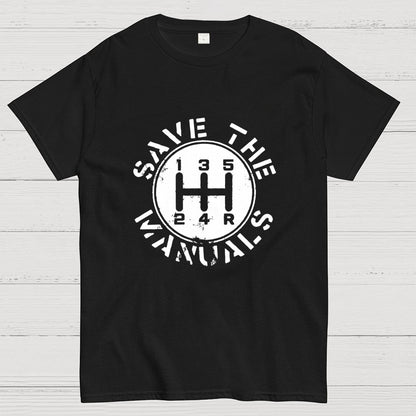 Save The Manuals Geek T-Shirt