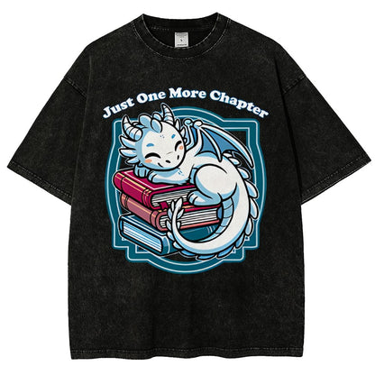 Just One More Chapter Vintage Distressed T-shirt