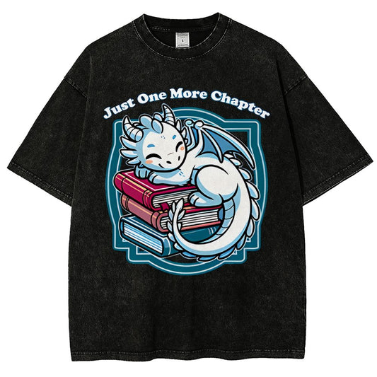 Just One More Chapter Vintage Distressed T-shirt