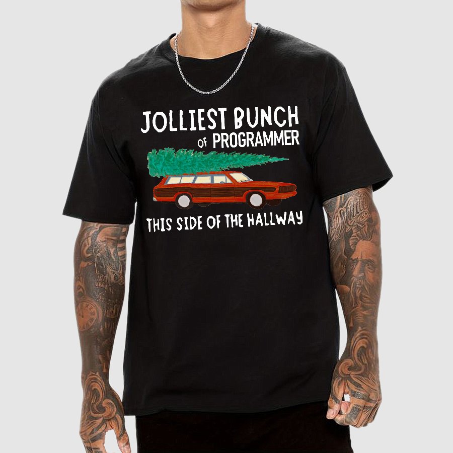 Jolliest Bunch Of Programmer This Side Of The Hallway Geek T-Shirt
