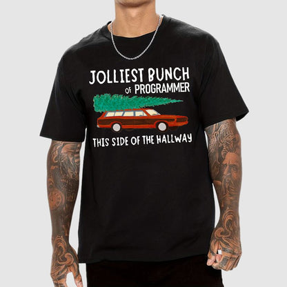 Jolliest Bunch Of Programmer This Side Of The Hallway Geek T-Shirt