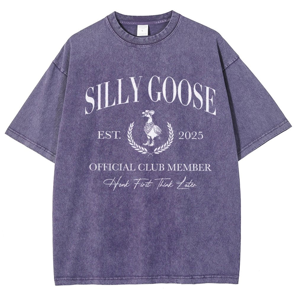 Silly Goose Official Club Vintage Distressed T-shirt