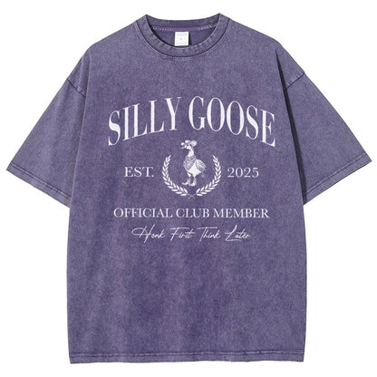 Silly Goose Official Club Vintage Distressed T-shirt