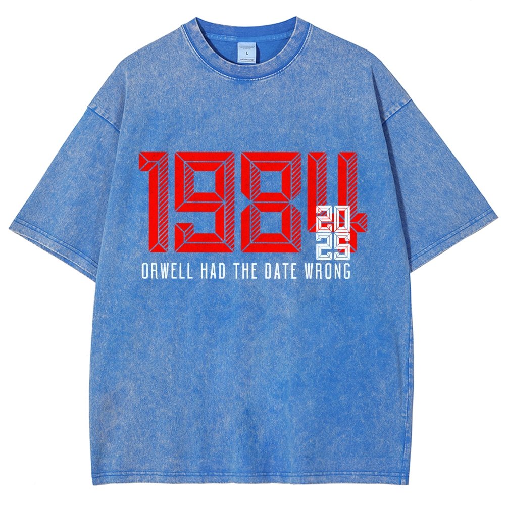 Orwell Got It Wrong Vintage Distressed T-shirt