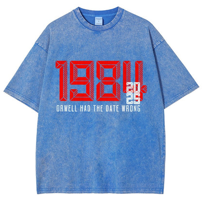 Orwell Got It Wrong Vintage Distressed T-shirt