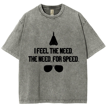 I Feel The Need… The Need For Speed! Vintage Distressed T-shirt