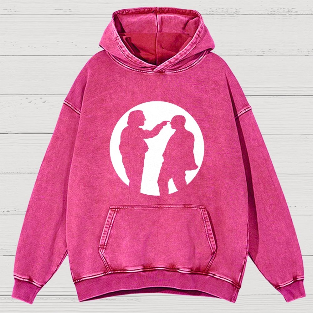 Bottom Spotlight Vintage Distressed Hoodie