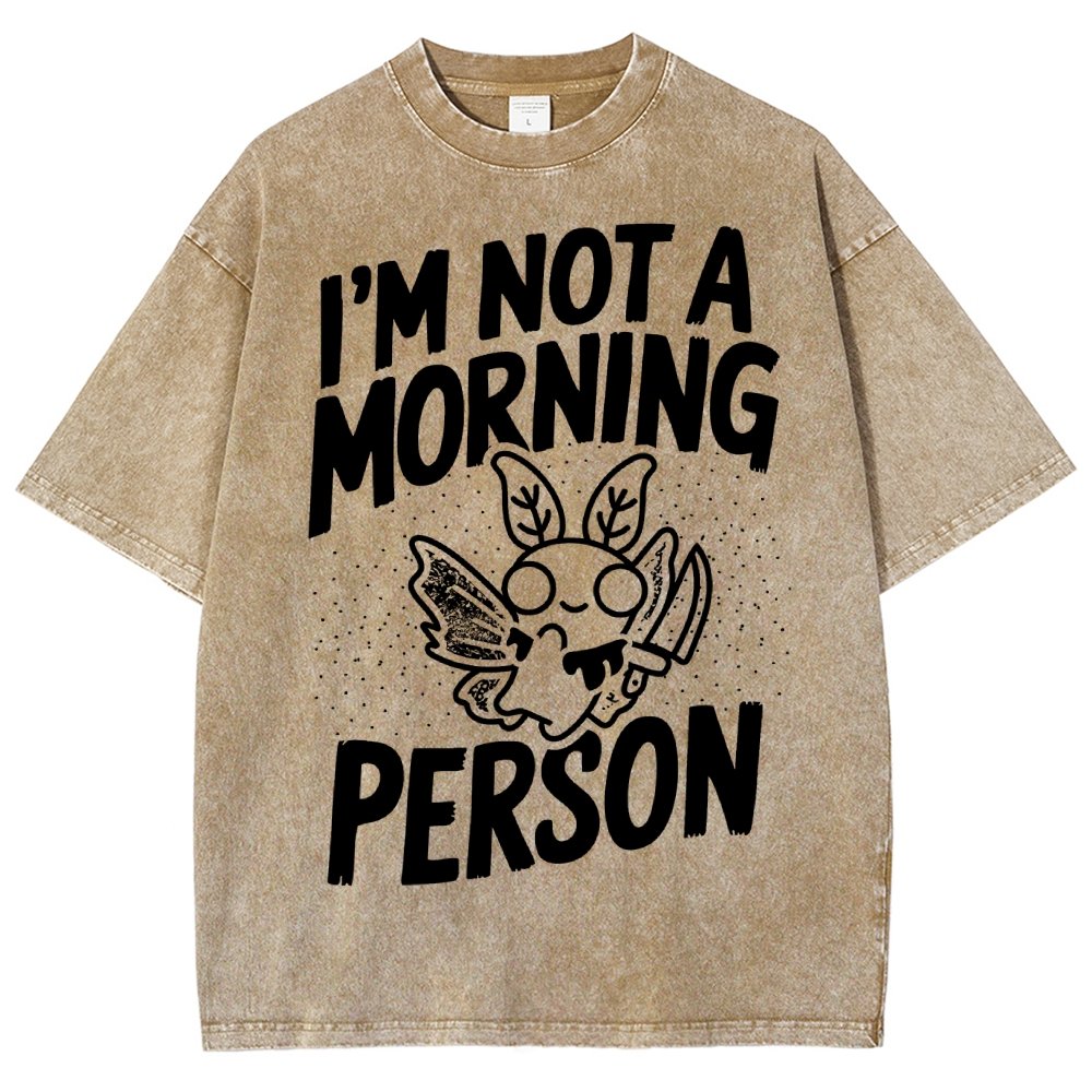 Not a Morning Bug Vintage Distressed T-shirt