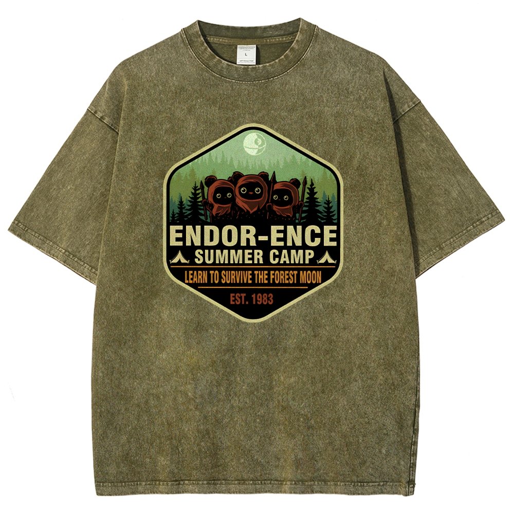 Elysian-Ence Vintage Distressed T-shirt