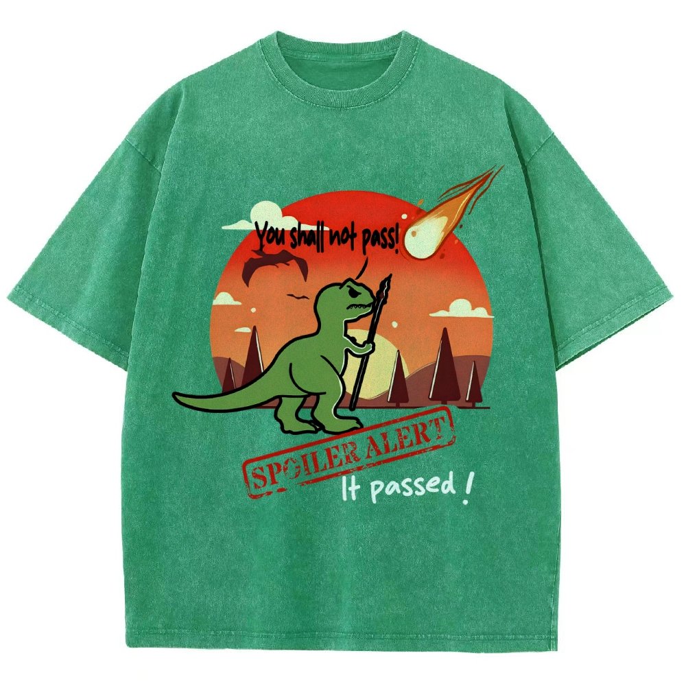 Spoiler Alert You Can't Go Through! Vintage Distressed T-shirt