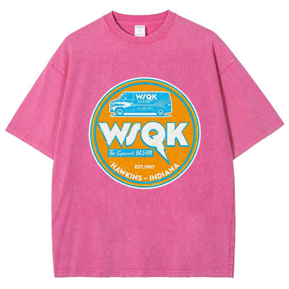 WSQK the Squawk Vintage Distressed T-shirt