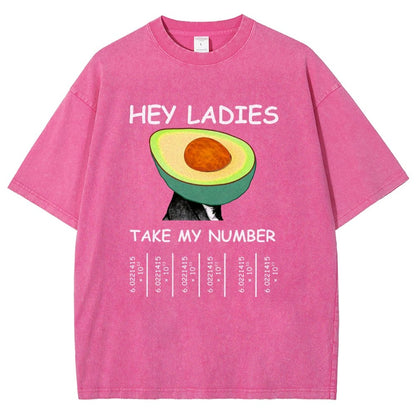 Avocadro - Funny Avogadro's Number Vintage Distressed T-shirt