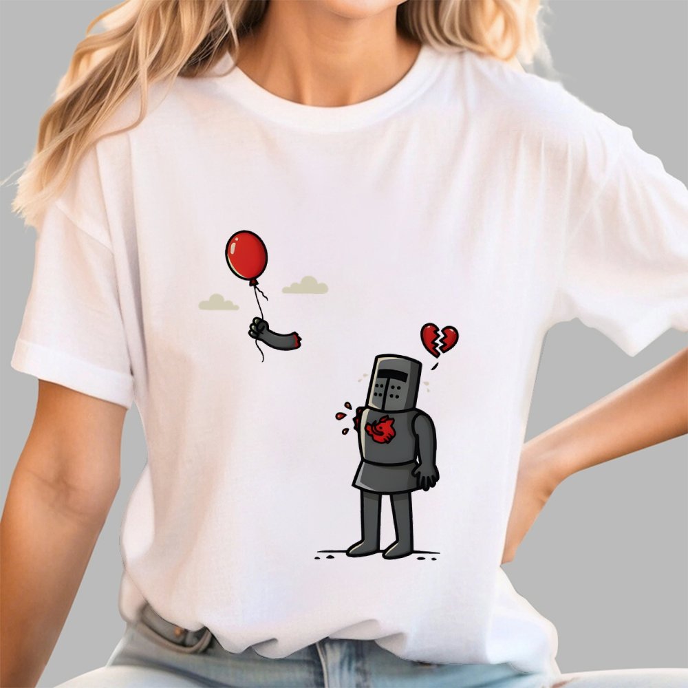 Knight With Balloon Geek T-Shirt