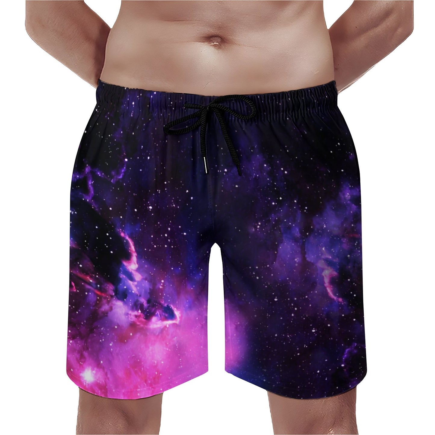 Purple Nebula Geek Shorts