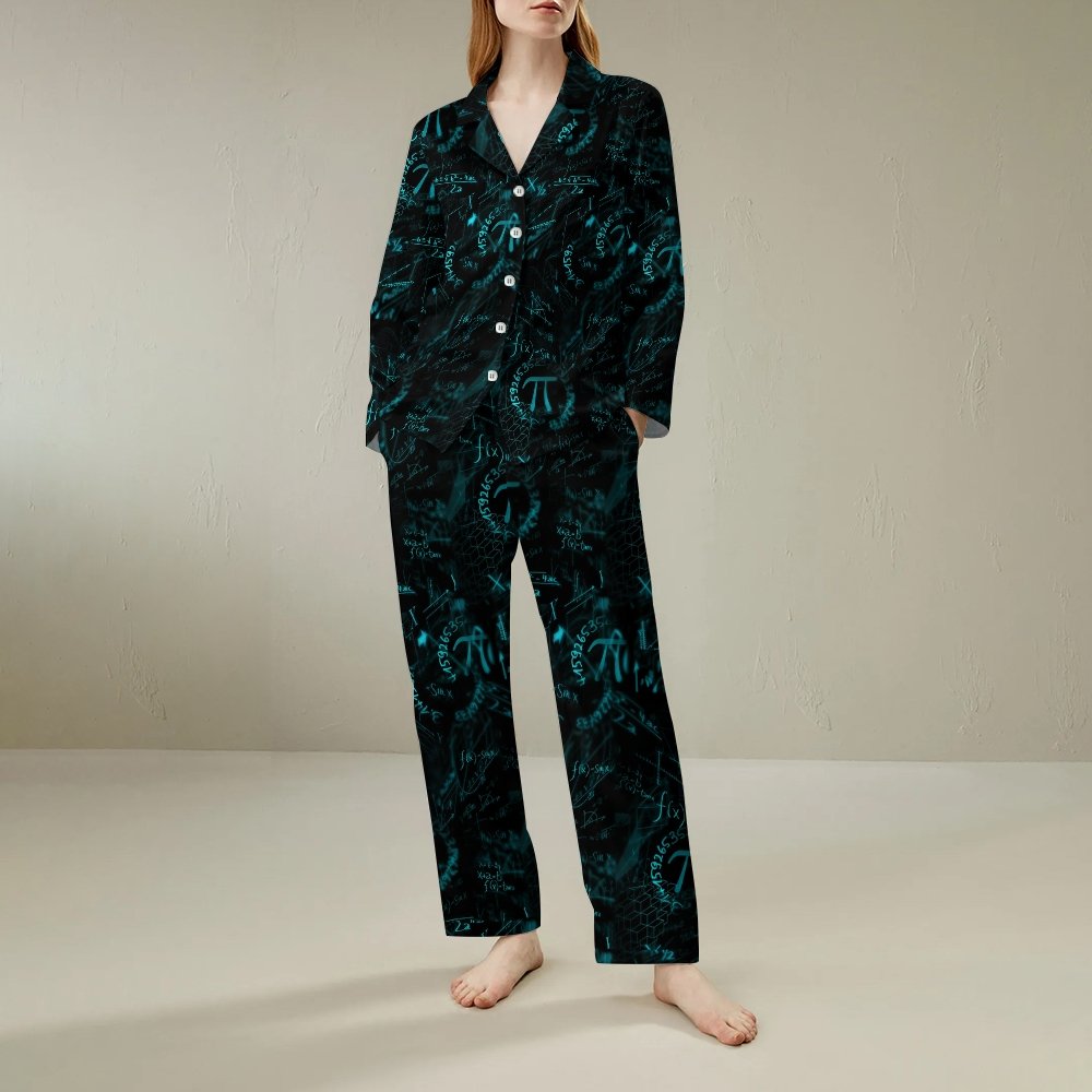 π Geek Long Sleeve Pajama Set