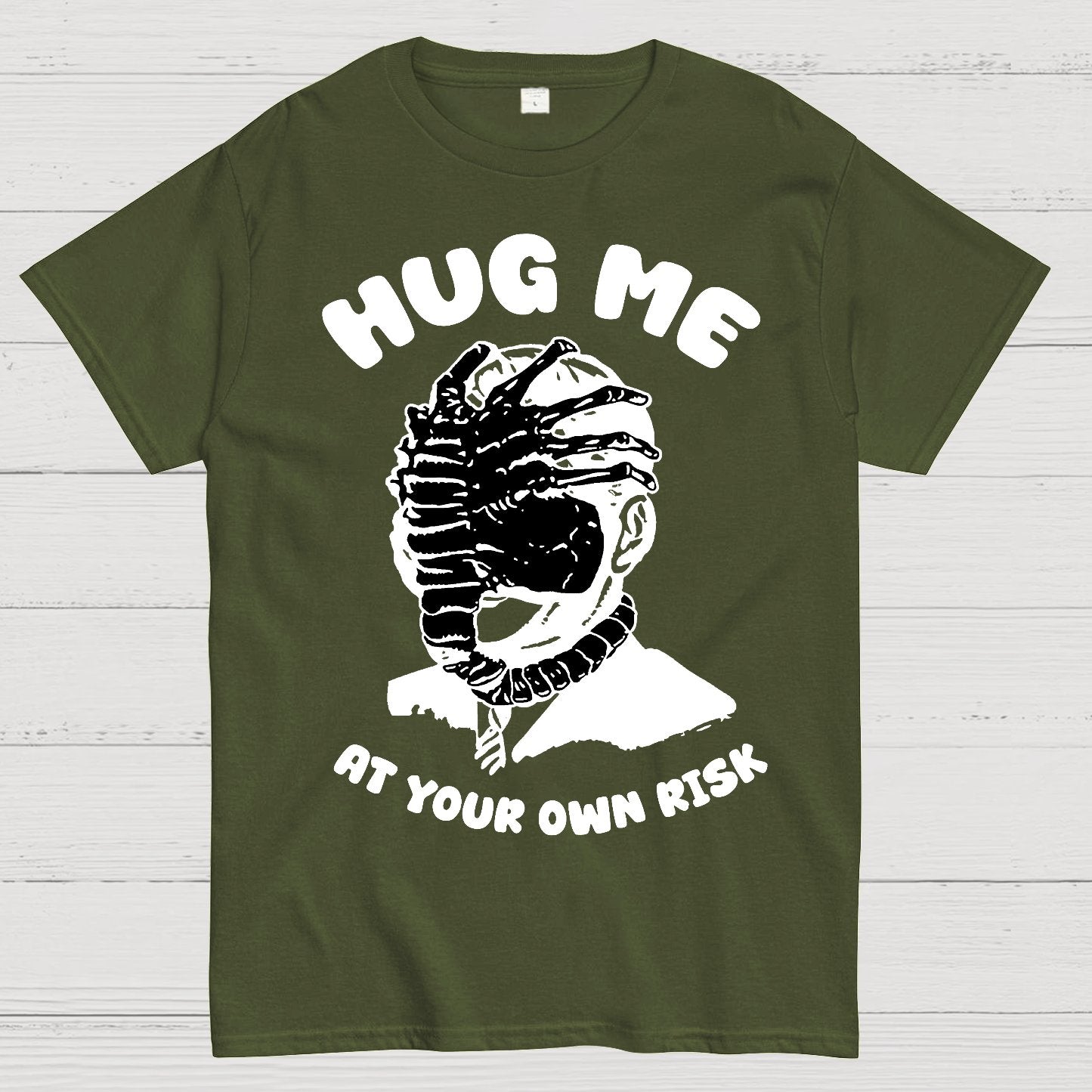 Hug Me At Your Own Risk Geek T-Shirt