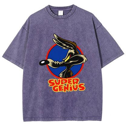 Dick Coyote Super Genius Vintage Distressed T-shirt